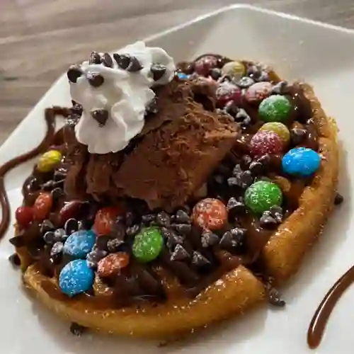 Waffle Explosión Chocolate