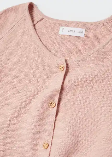 Cárdigan Patty4 Rosa Pastel Talla 08 Niñas Mango