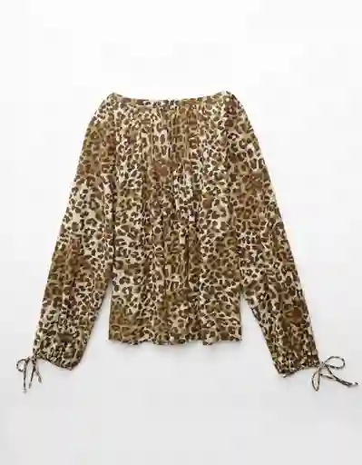 Camisa Mujer Multicolor Talla: MEDIUM 6135900 American Eagle