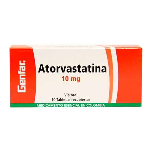 Genfar Atorvastatina (10 Mg)