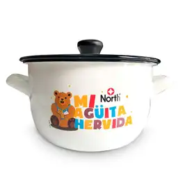 North Olla Infantil de Peltre Con Tapa 18 cm
