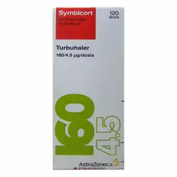Symbicort Budesonida (160 mcg) + Formoterol Fumarato Dihidrato (4.5 mcg)