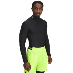 Under Armour Camiseta Entrenamiento Mock Hombre Negro T LG