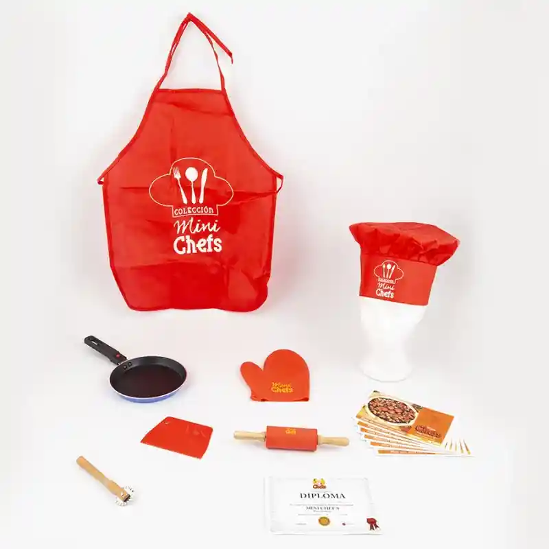 Multitech Set Utensilios de Cocina Minichefs Pizza