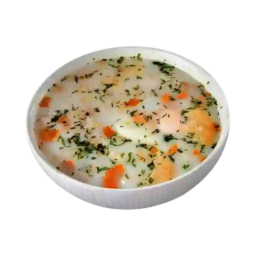 Caldo con Huevo