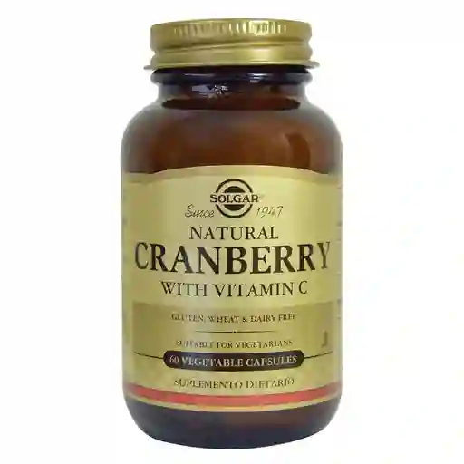 SOLGAR Suplemento Dietario Cranberry con Vitamina C