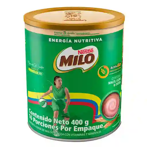 Modificador de leche MILO a base de malta y cocoa x 400g