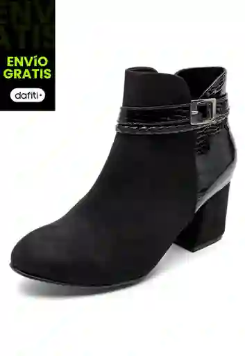 Botines Dama Negro Talla 39 150 Tellenzi