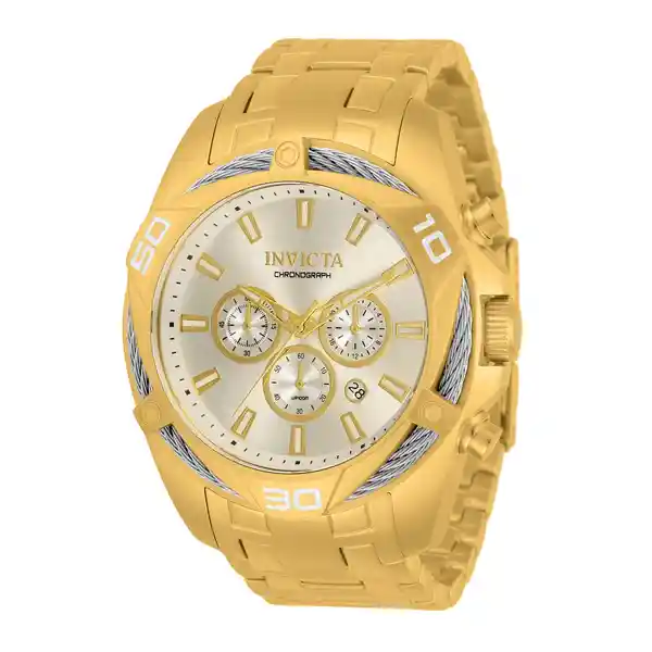 Invicta Reloj Hombre Color Oro y Plata 34121