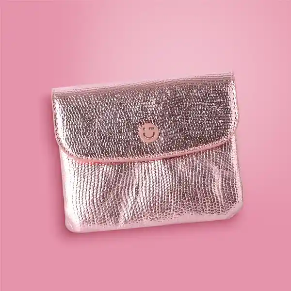 Monedero Shiny Rosa Miniso