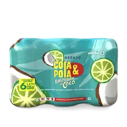Cola & Pola Refajo Sabor a Limonada de Coco