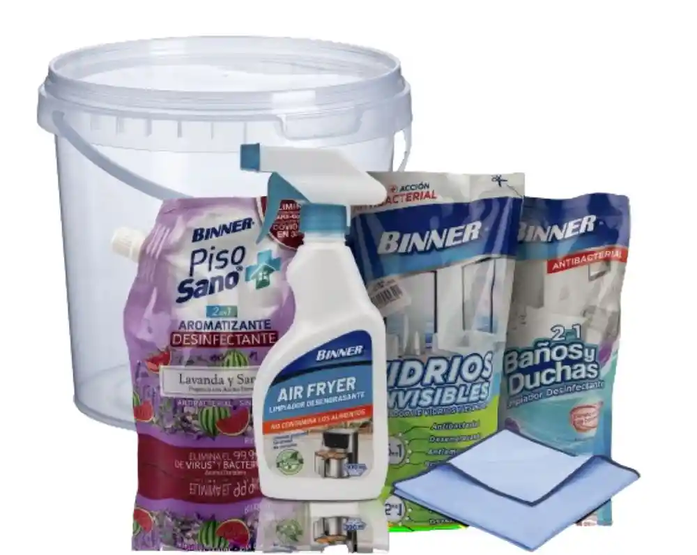 Kit Balde Antibacterial Binner