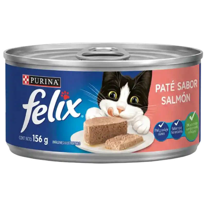 Felix Alimento Húmedo Gato Pate Salmon