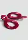 Pendientes Malena Rojo Talla 99 Mujer Mango