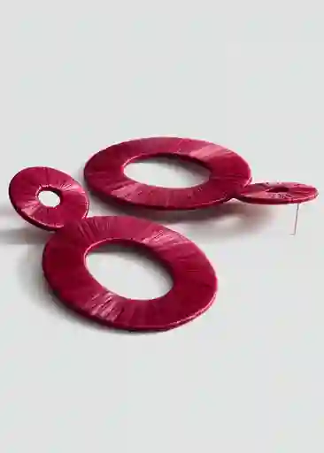Pendientes Malena Rojo Talla 99 Mujer Mango