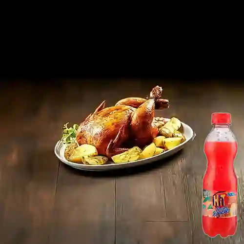 Combo 1/2 Pollo + Hit Tropical 500 ml