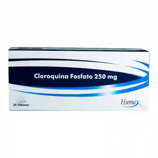 Humax Cloroquina Fosfato (250 mg) 20 Tabletas