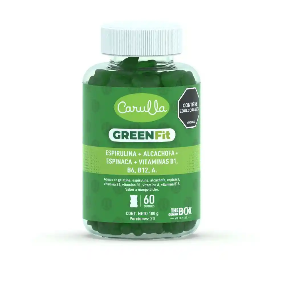Green Fit Gomas The Gummy Gomas de Gelatina 