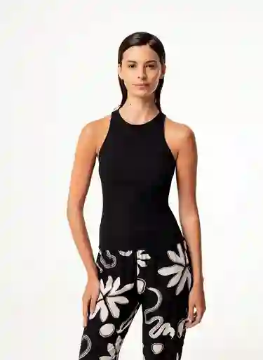 Camiseta Pij. M/s Mujer M-negro 799