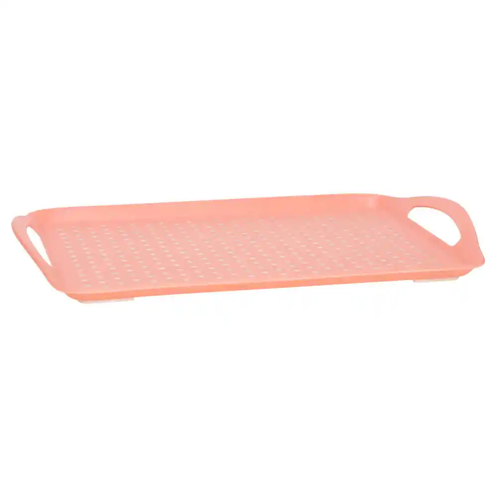 Bandeja Con Antideslizante Plastica