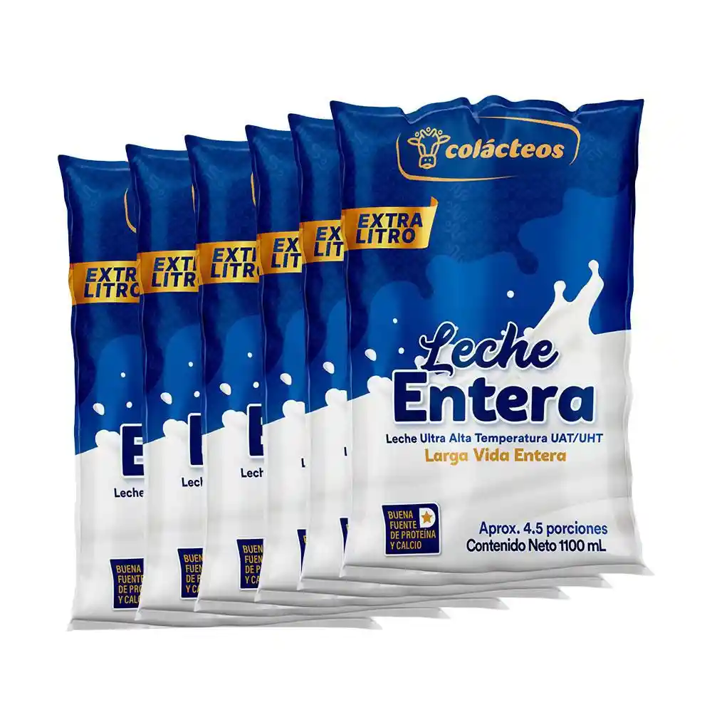 Colácteos Leche Larga Vida Entera