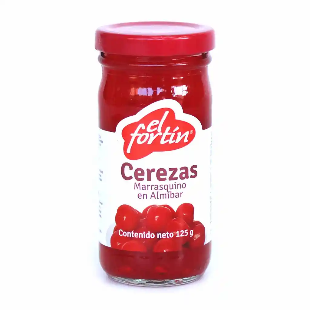 El Fortin cerezas marrasquino en almibar