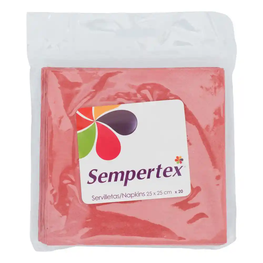Servilleta Sempertex Dorado Rosa (20 Und)