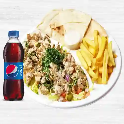 Shawarma en Plato