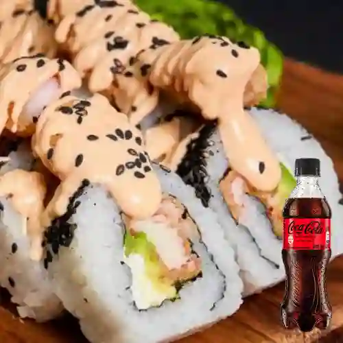 Combo Rosado Roll + Coca Cola Sin Azúcar 400 ml