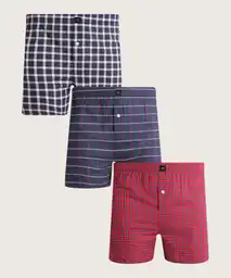 Boxer Empaque X 3 Amplio Estampado