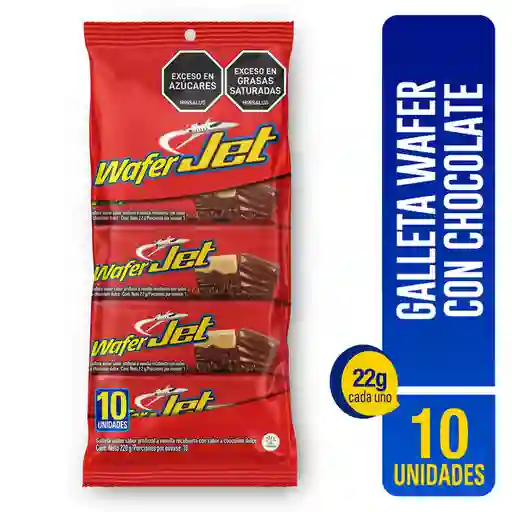 Jet Galleta Wafer con Chocolate 