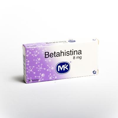Betahistina Mk 8 Mg Tabletacaja