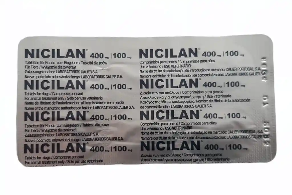Nicilan Comprimidos para Perros (400 mg/ 100 mg)