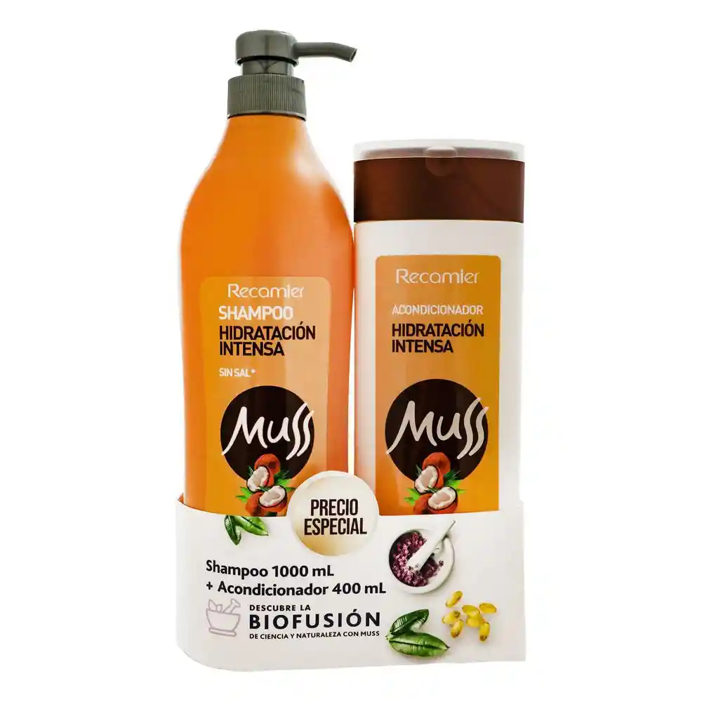 Sh + Aco Hidratacion Intensa Sin Sal Muss
