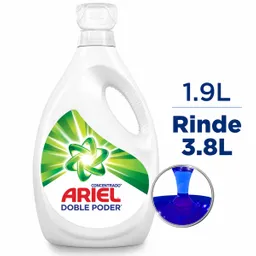 Ariel Detergente Líquido Doble Poder Concentrado

