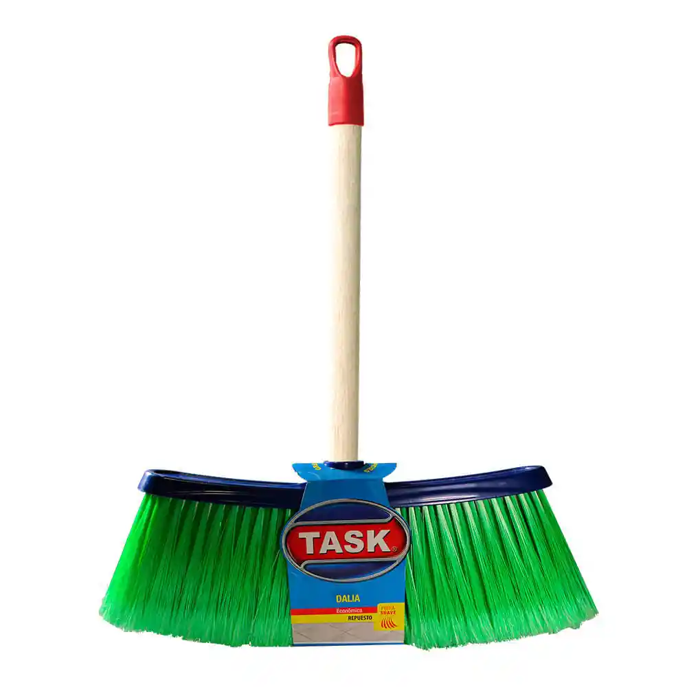 Task Escoba Dalia Suave con Cabo de Madera