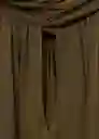 Top Fiona Khaki Talla S Mujer Mango