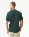Camiseta Basic Duotone Verde Galloway Ultraoscuro L Chevignon