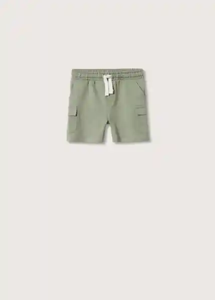 Bermudas Crowe Khaki Talla 72 Niños Mango