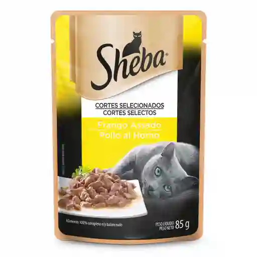 Sheba Alimento Húmedo para Gatos Adultos Sabor Pollo al Horno 