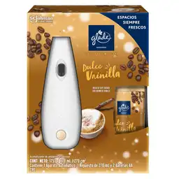 Glade Aromatizante Ambiente Aerosol Café Tostado Dulce Vainilla