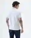 Polo Con Aplique Bordado Para Hombre