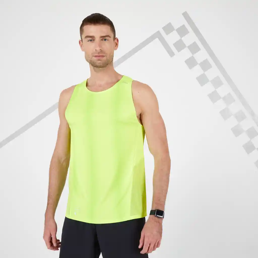 Esqueleto de Trail Running Para Hombrekiprun Amarillo Fluorescente
