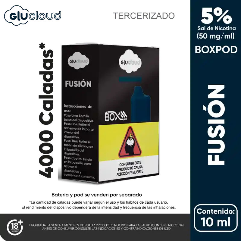 Glucloud Vapeador Fusion Boxpod