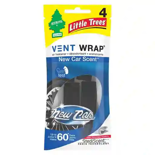 Little Trees Ambientador Vent Wrap Carro Nuevo