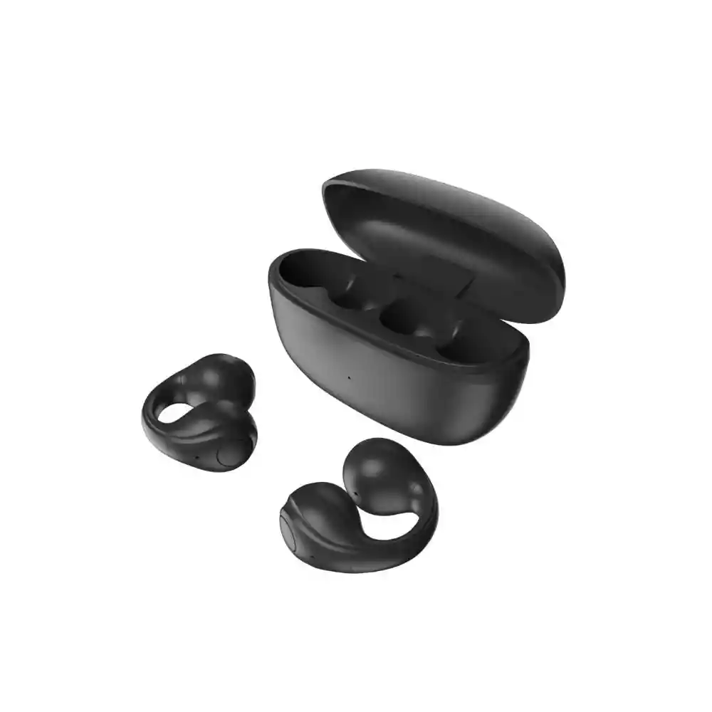 Audifonos Esenses Inalambrico Audífonos Bluth Clip de Orejang Negro