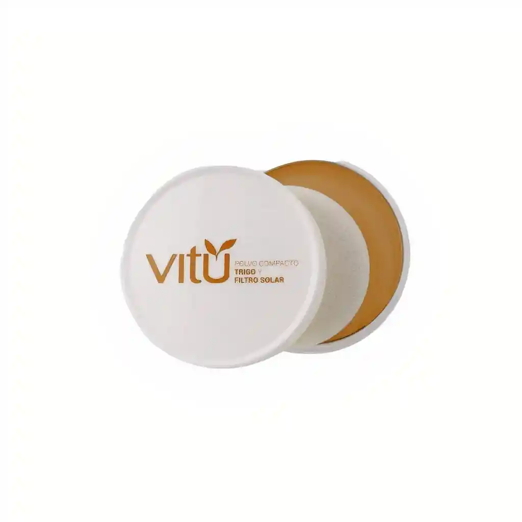 Vitu Polvo Compacto Trigo Y Filtro Solar Pecana 06