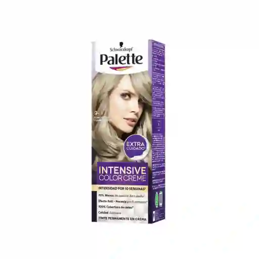 Palette Tinte Intensive Creme Rubio Extra Claro Cenizo 9-1 50 mL