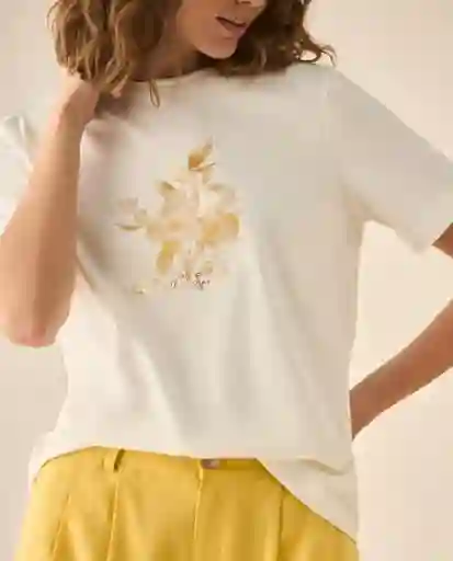 Camiseta Blanco Celaje Claro Talla L 103G009 Esprit