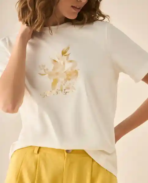Camiseta Blanco Celaje Claro Talla L 103G009 Esprit